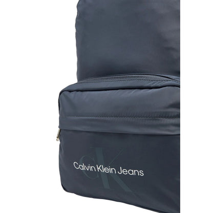 Calvin Klein Jeans Blue Recycled Polyester Backpack