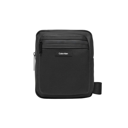 Calvin Klein Black Polyethylene Messenger Bag