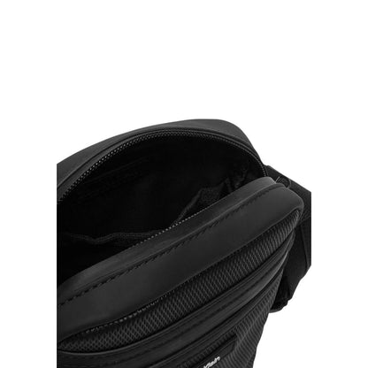 Calvin Klein Black Polyethylene Messenger Bag