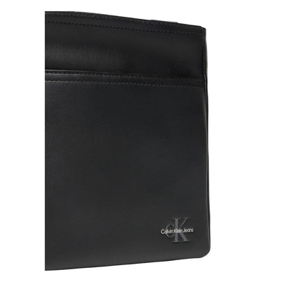 Calvin Klein Black Polyethylene Messenger Bag