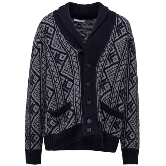 Cruciani Bicolor Cashemere Cardigan