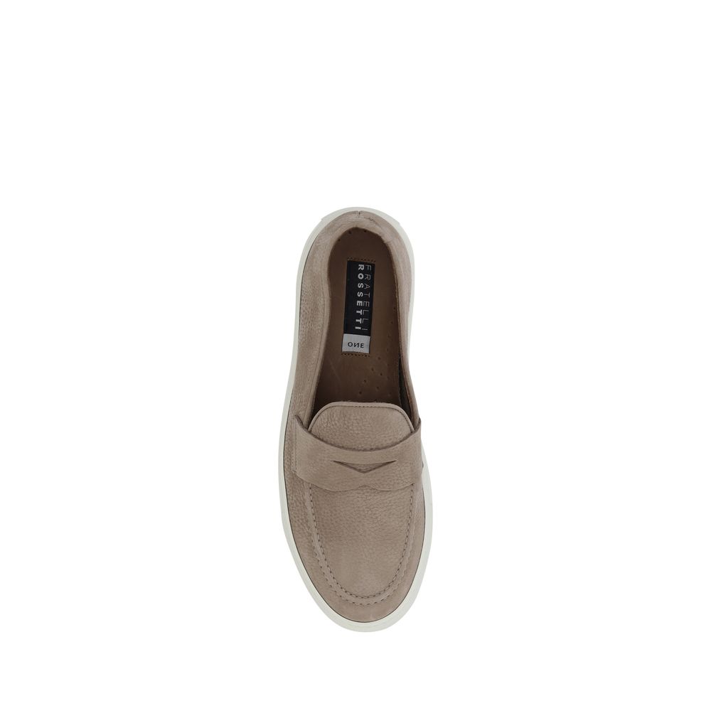 Fratelli Rossetti Hammered leather Loafers