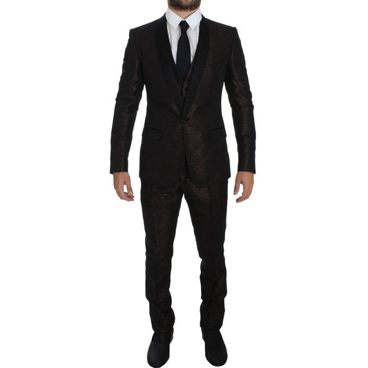 Dolce & Gabbana Bicolor Polyester Suit