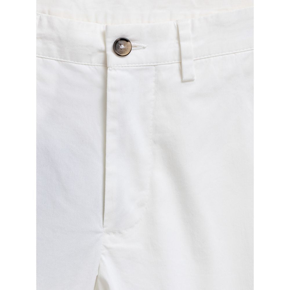 Dolce & Gabbana White Cotton Short