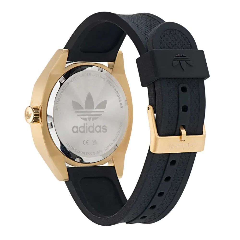 Adidas Black Silicone Watch