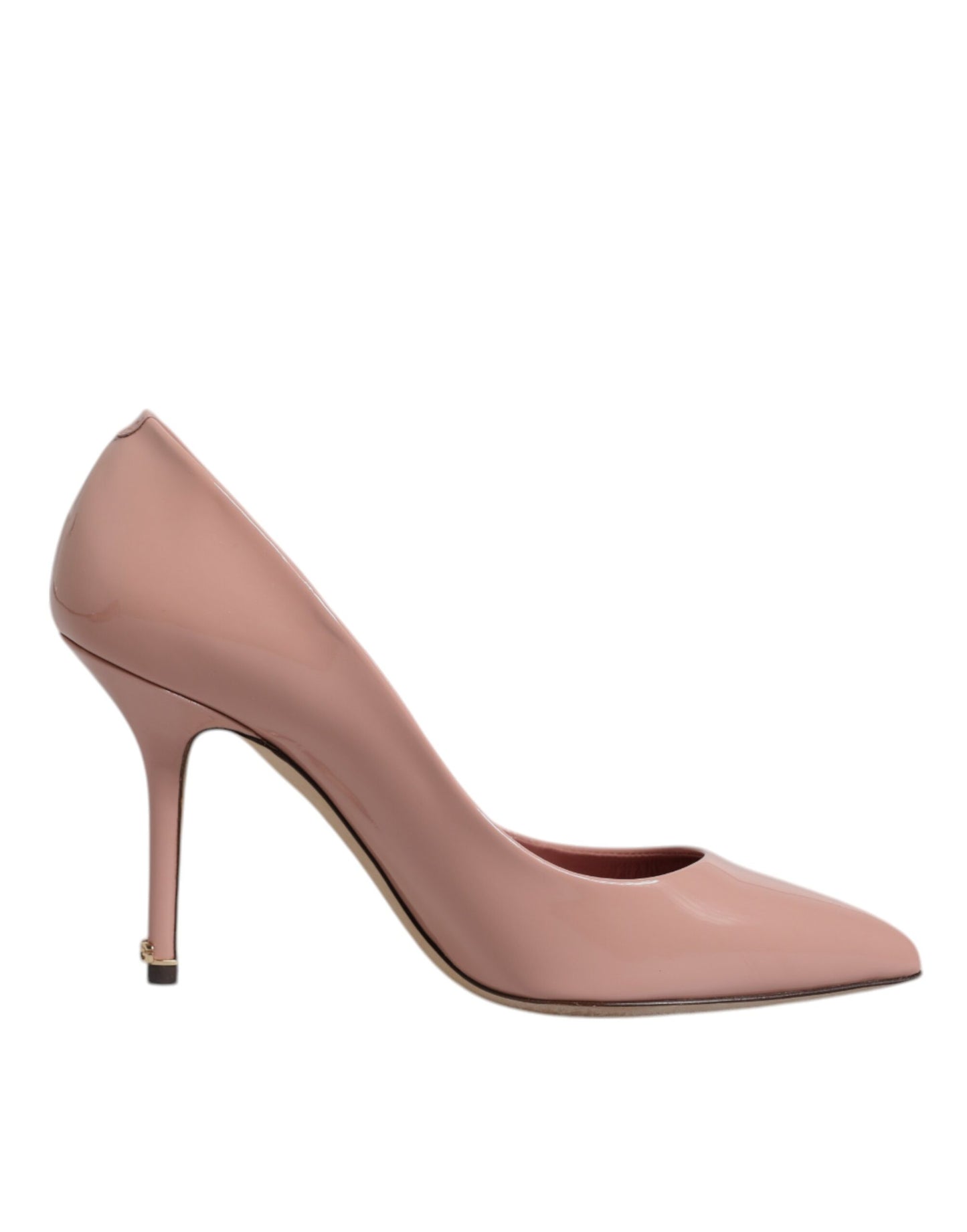 Dolce & Gabbana Pink Patent Leather Stiletto Heel Pumps Shoes