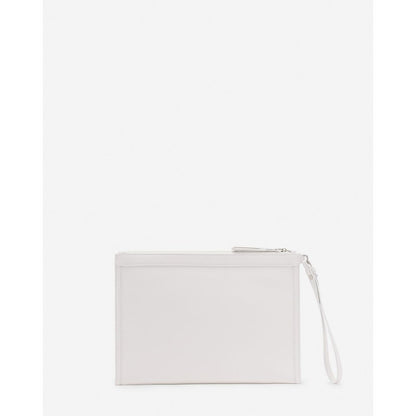 Lanvin White Leather Wallet