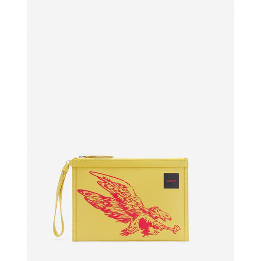 Lanvin Yellow Leather Wallet