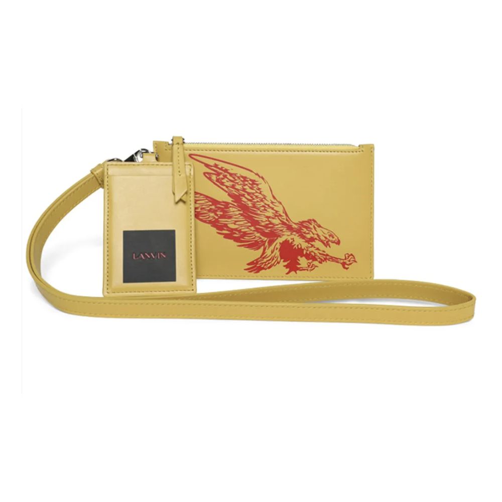 Lanvin Yellow Leather Wallet