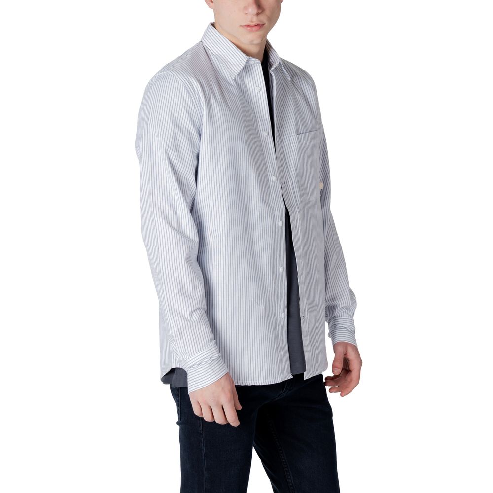 Calvin Klein Jeans Blue Cotton Shirt