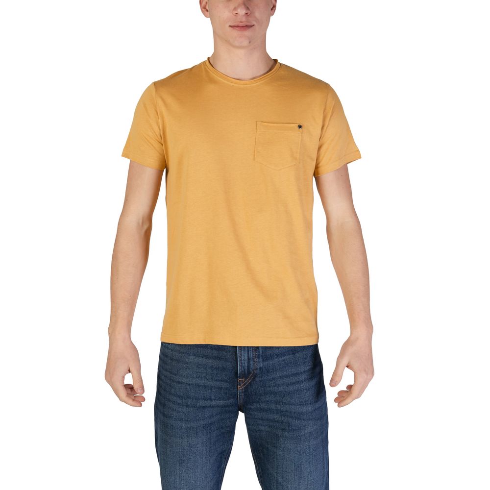 Richfield Yellow Cotton T-Shirt