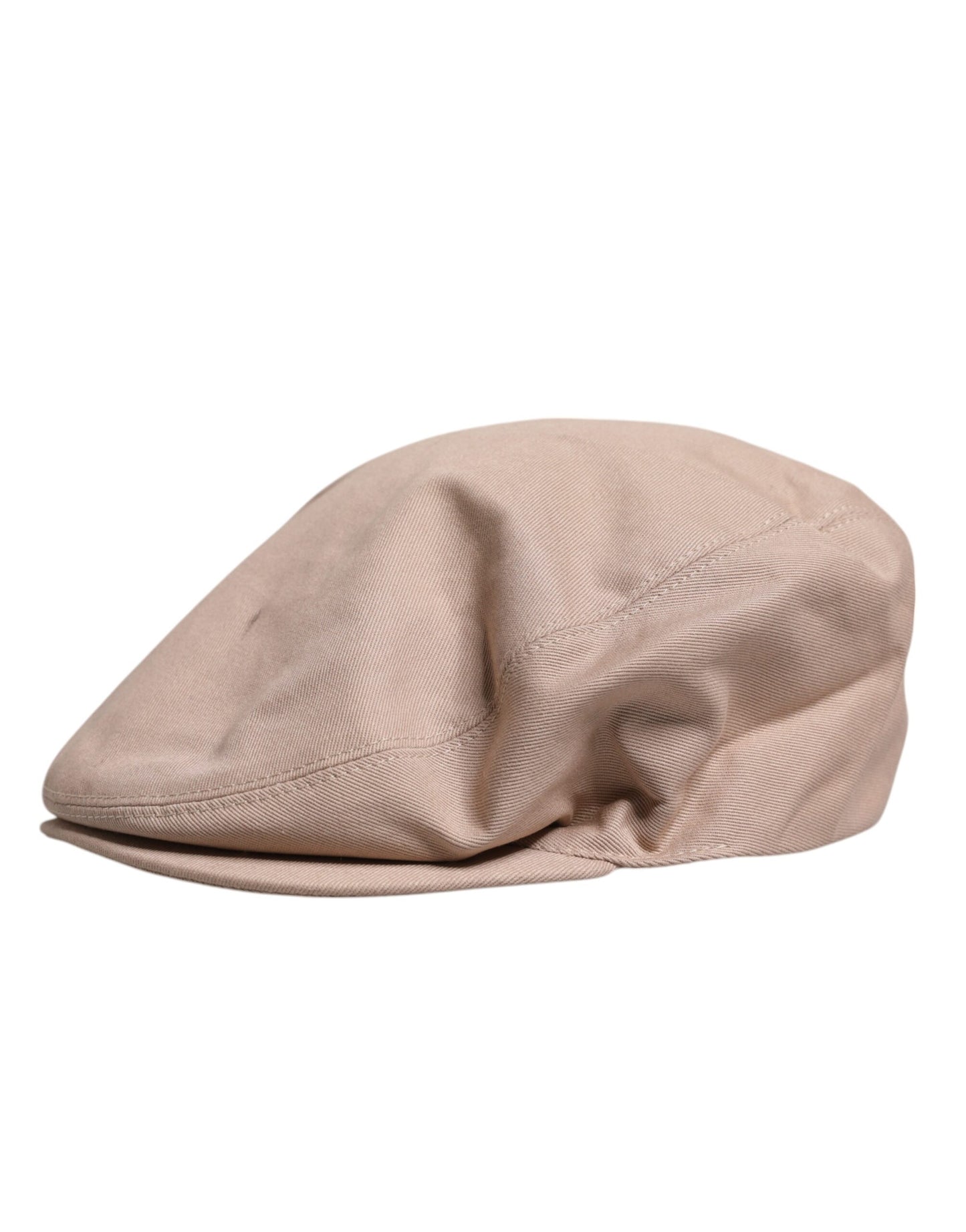 Dolce & Gabbana Beige Cotton Newsboy Capello Cabbie Hat