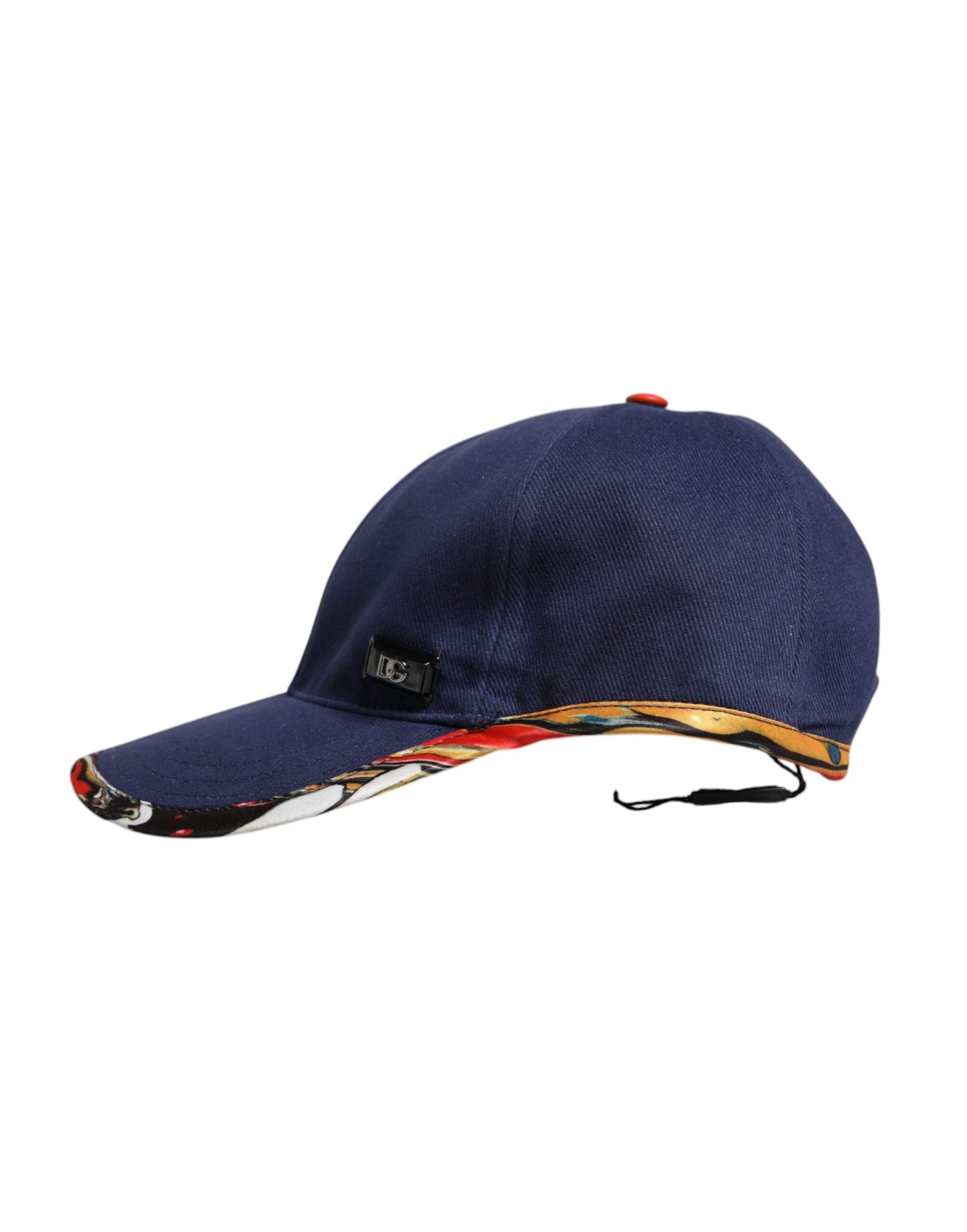 Dolce & Gabbana Blue Cotton 6 Panels Baseball Cap