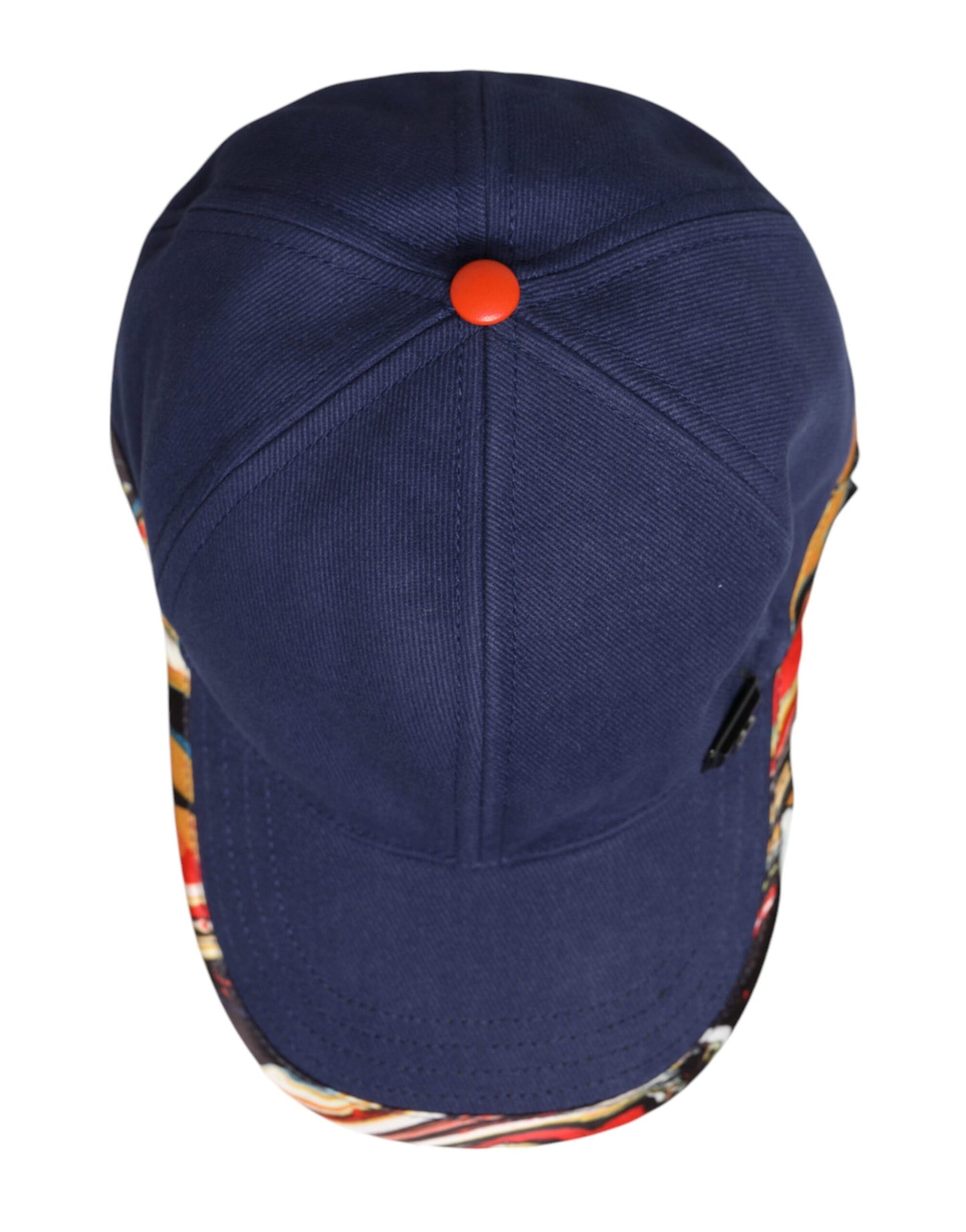 Dolce & Gabbana Blue Cotton 6 Panels Baseball Cap