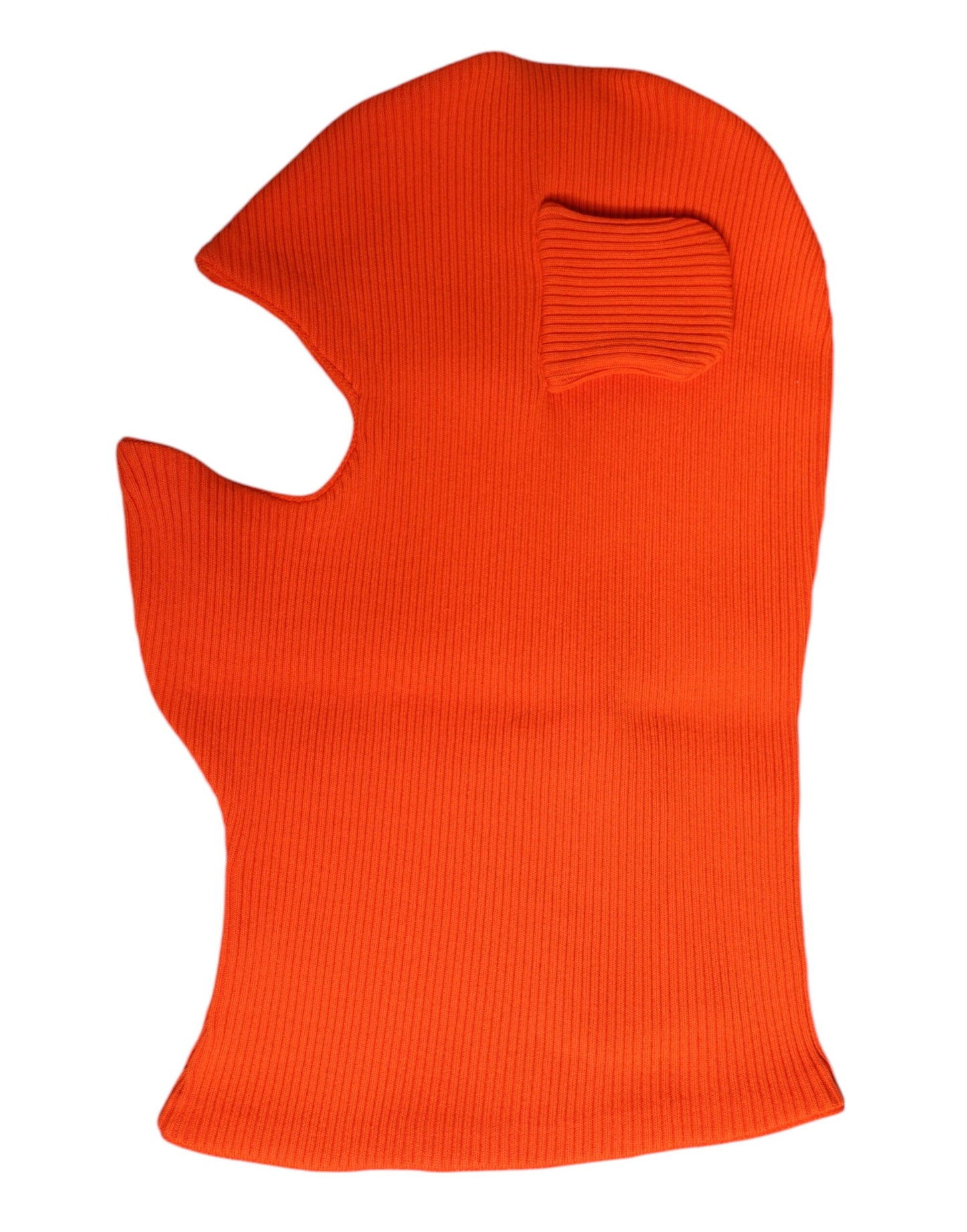 Dolce & Gabbana Orange Cotton Whole Head Wrap Balaclava Hat