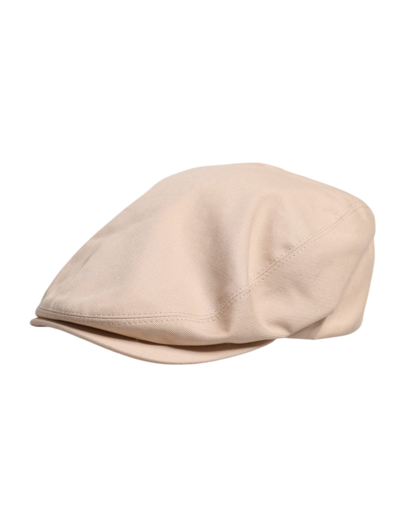 Dolce & Gabbana Beige Cotton Newsboy Capello Cabbie Hat