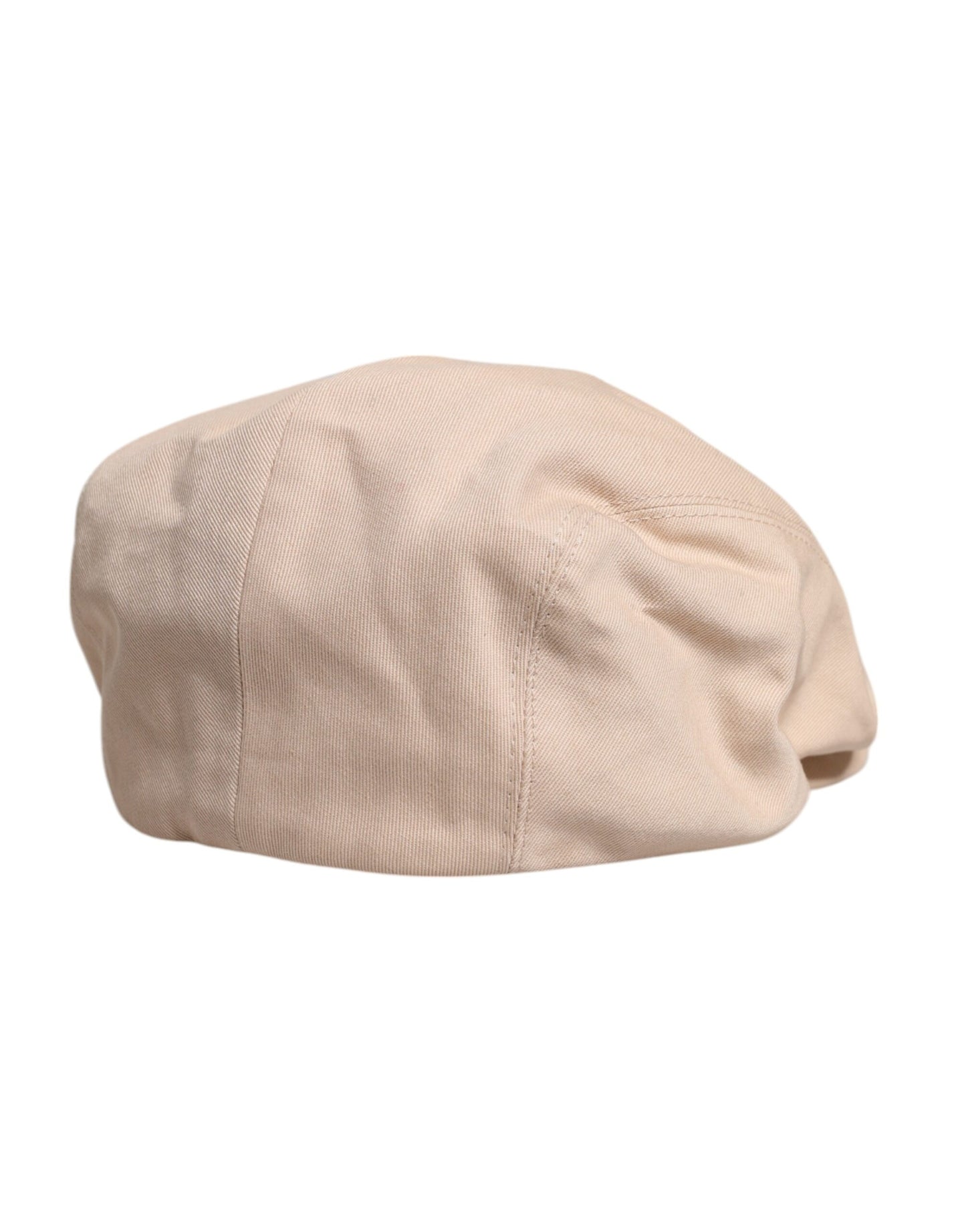 Dolce & Gabbana Beige Cotton Newsboy Capello Cabbie Hat