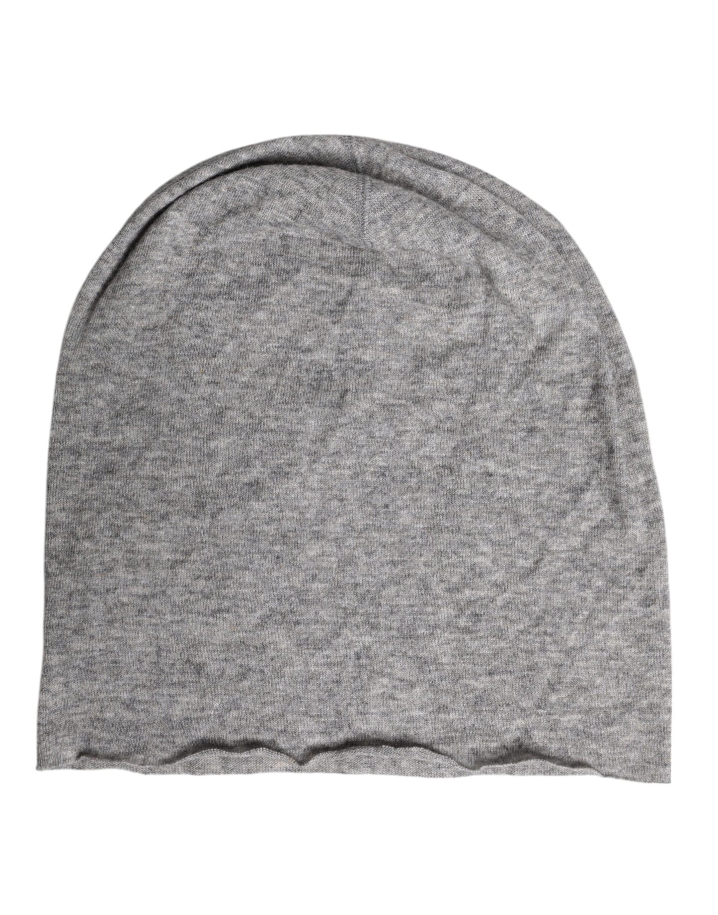 Dolce & Gabbana Gray Viscose Blend Knitted Beanie Cap