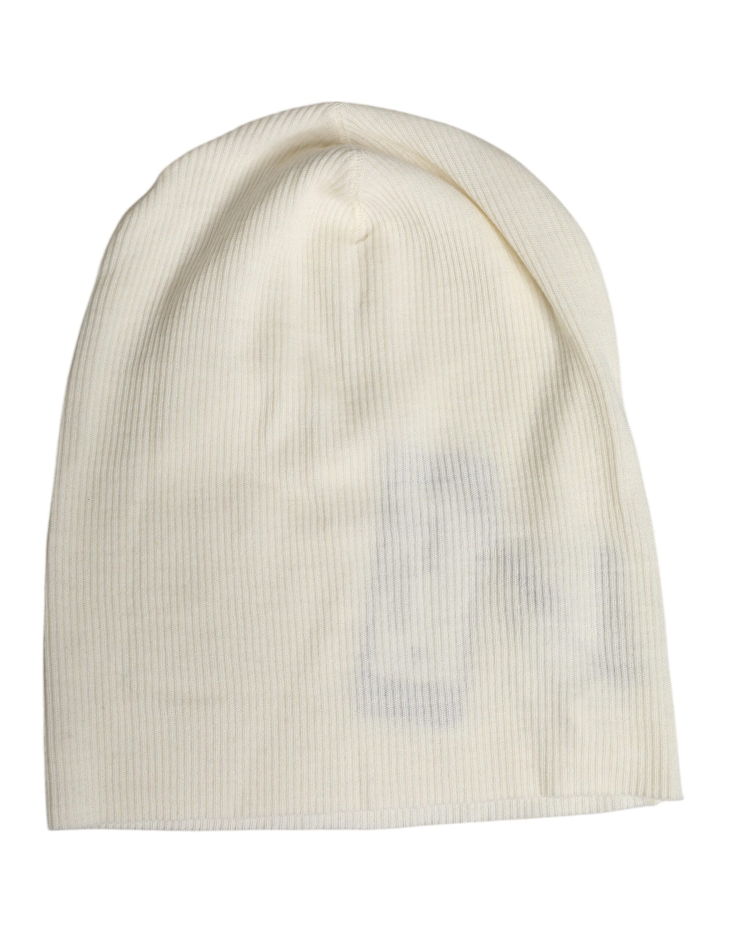 Dolce & Gabbana Beige Wool Blend Knitted Beanie Cap