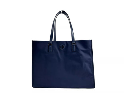 Tory Burch Navy Ella Large Nylon Tote Bag Purse 136144