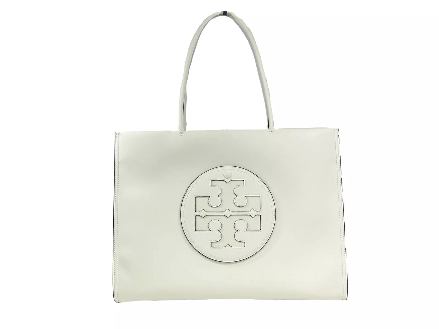 Tory Burch Eco Ella Large Tote Bag Purse Warm White 145611