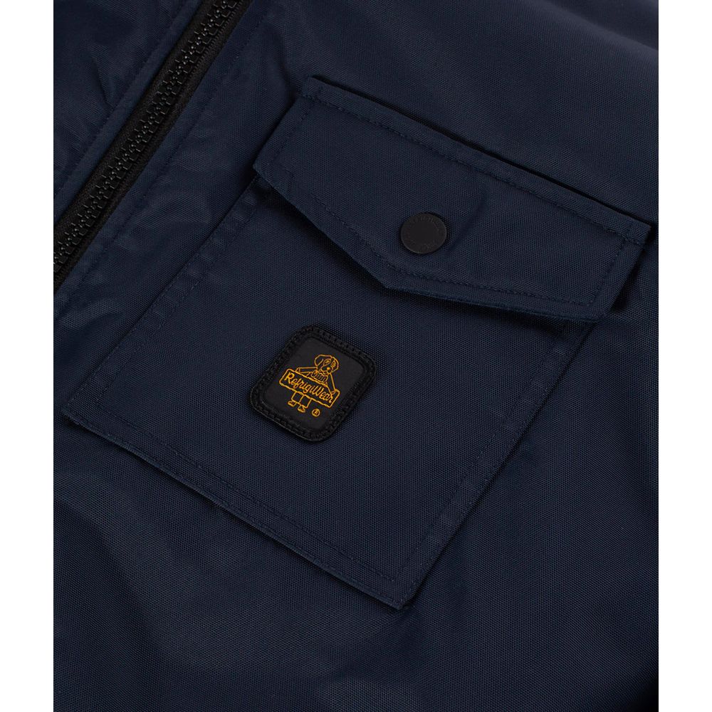 Refrigiwear Blue Polyamide Men Jacket