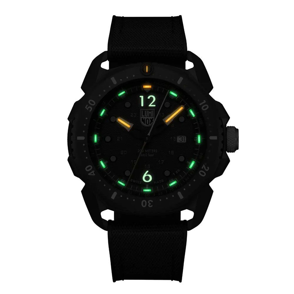 Luminox Black Rubber Watch