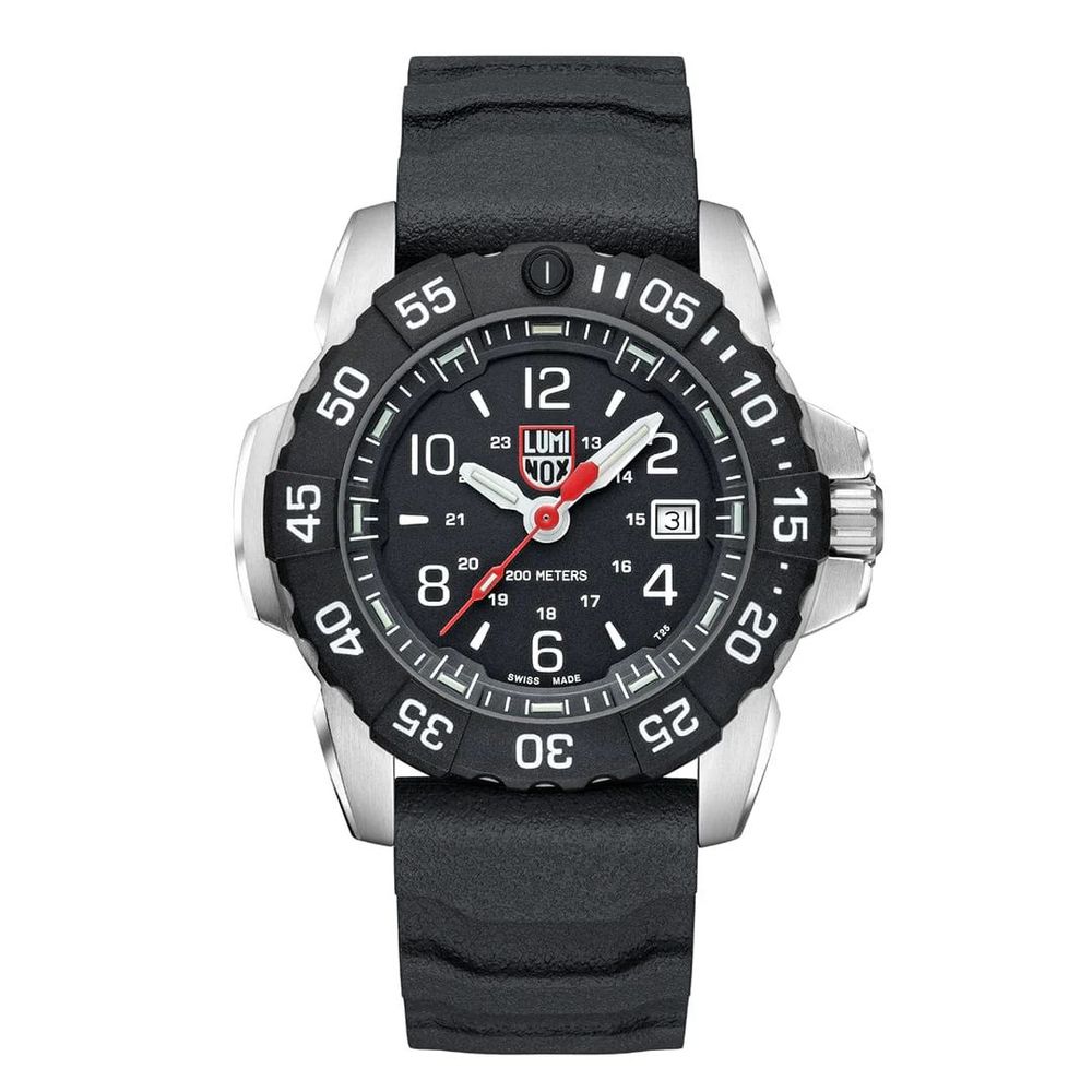 Luminox Black Rubber Watch