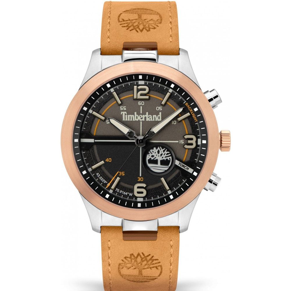 Timberland Brown Leather Watch