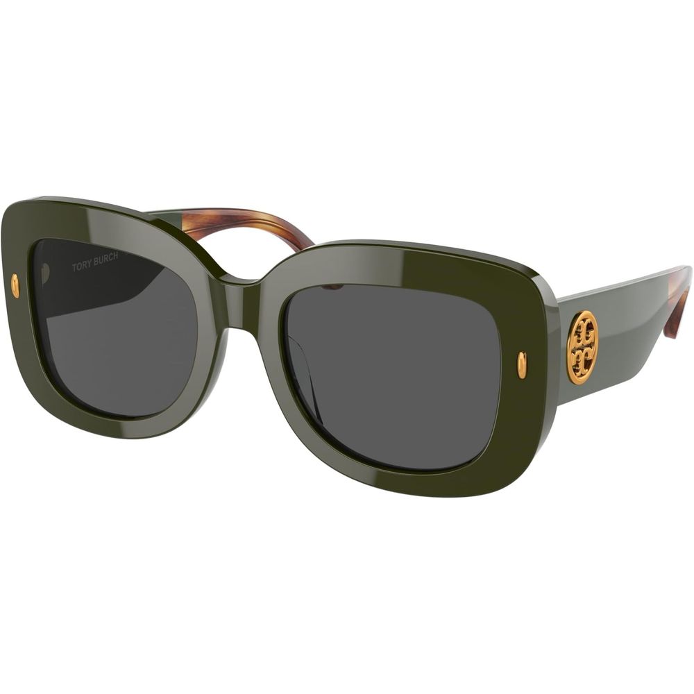 Tory Burch Green Acetate Sunglasses