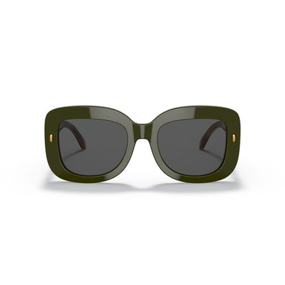 Tory Burch Green Acetate Sunglasses