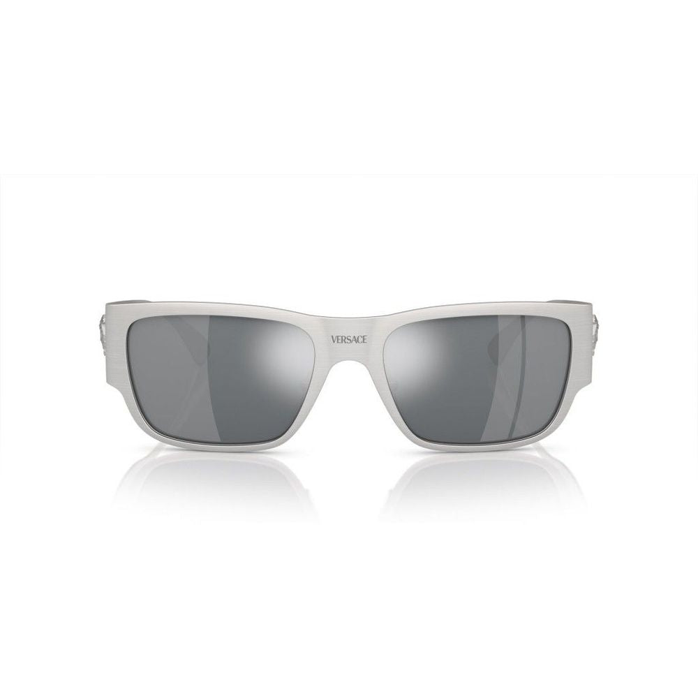 Versace Gray Acetate Sunglasses