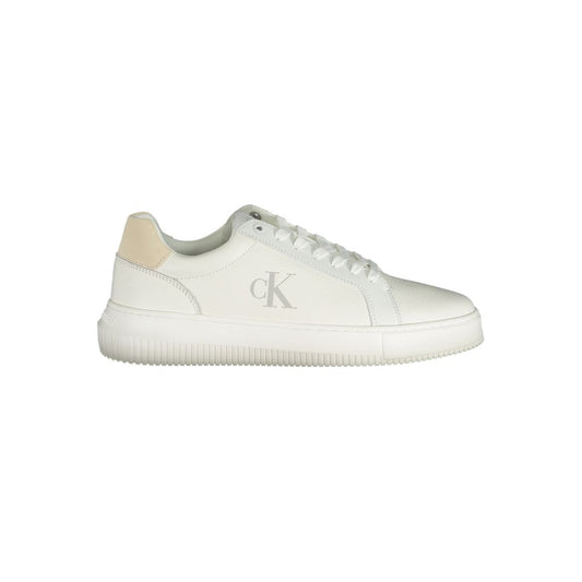 Calvin Klein White Polyethylene Men Sneaker