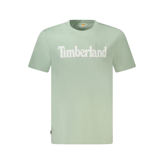 Timberland Green Cotton T-Shirt