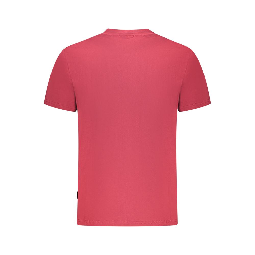 Napapijri Red Cotton Men T-Shirt