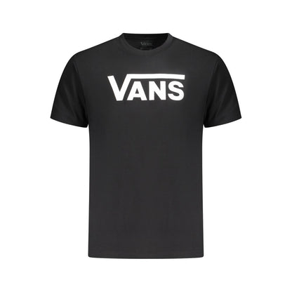 Vans Black Cotton Men T-Shirt