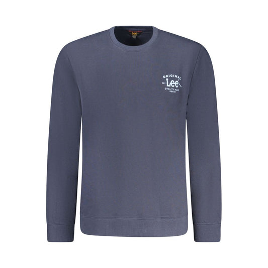 Lee Blue Cotton Men Sweater