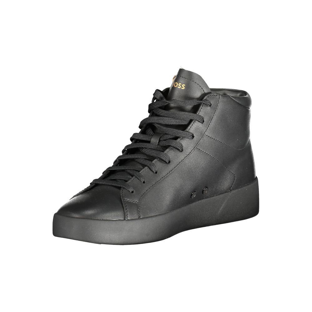 Hugo Boss Black Leather Men Sneaker