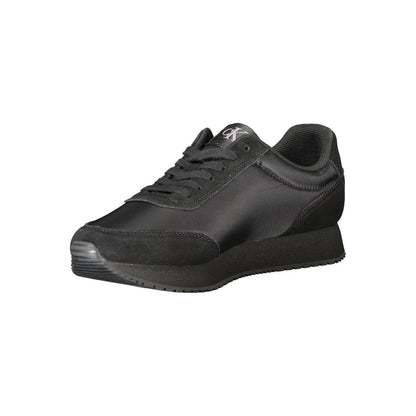 Calvin Klein Black Polyester Men Sneaker