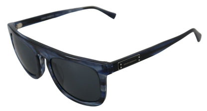 Dolce & Gabbana Elegant Blue Acetate Sunglasses