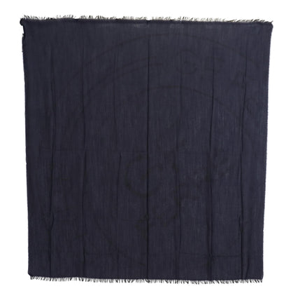 GF Ferre Elegant Fringed Wool Blend Scarf