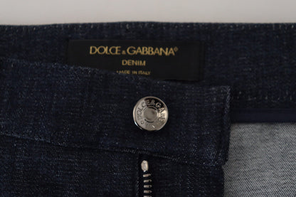 Dolce & Gabbana High Waist Straight-Leg Denim