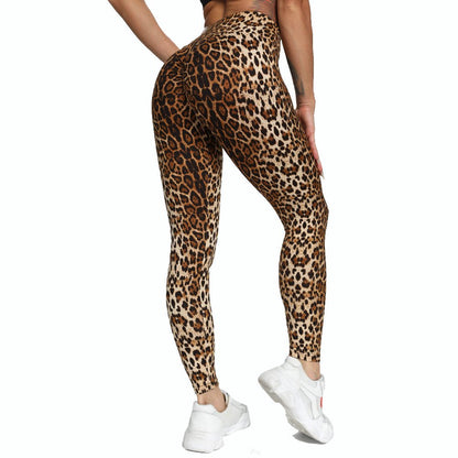 Fashion Snake Print Yoga Pants Elastic animal skin sports leggings Leopard Print Fitness Women pants High Waist gym sportswear